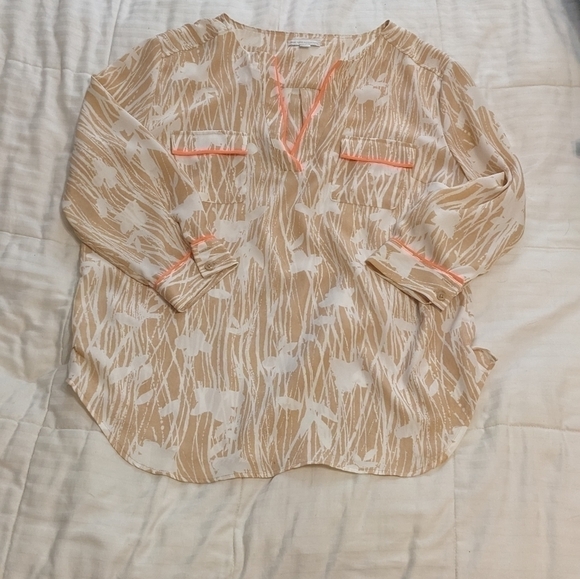 New York & Company slightly sheer blouse size Extra large - Picture 1 of 8